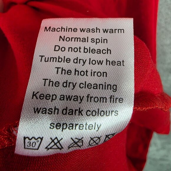 Womens Woosea Red Sleeveless Maxi Dress V Neck Pleated Waist Rayon Blend XXL - Picture 5 of 9